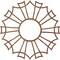 Ekena Millwork Augustus Wood Fretwork Pierced Ceiling Medallion, Walnut, 16"OD x 5 5/8"ID x 3/8"T CMWP16X16X0375AUWA - alternate 2